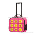 Cartoon picture school bag with wheels bright